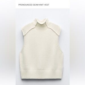 Zara knit vest